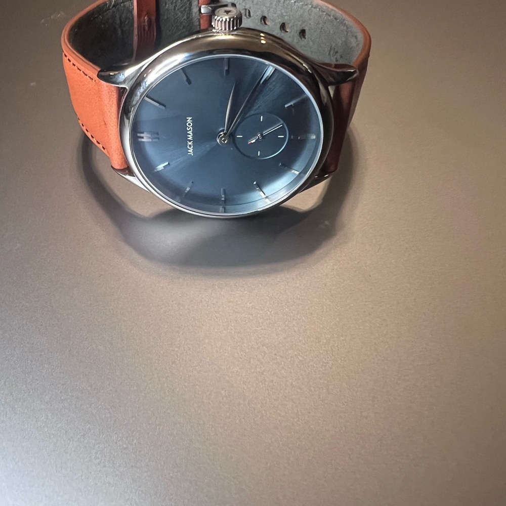Jack Mason Brand Blue and Brown Watch
